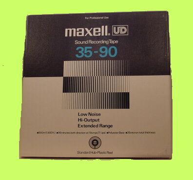 Maxell Professional and Consumer Blank Open Reel Recording Tape