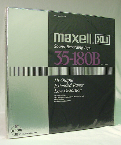 NIB Maxell UD 35-180 Metal 10.5 Reel to Reel Tape Blank (New)